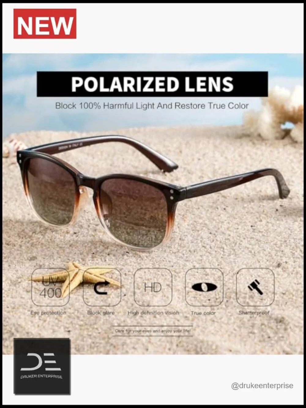 Polarized Sunglasses UV400 Protection for Women Classic Retro Trendy Outdoor
